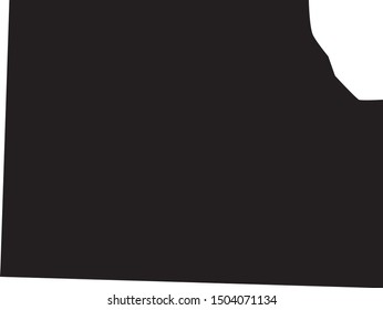 map of harper county in state of Oklahoma