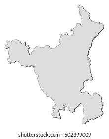 Map - Haryana (India)