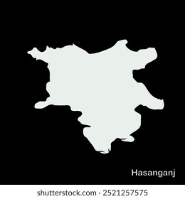 Mapa de Hasanganj Block, Katihar District, Bihar State, República da Índia, Governo de Bihar, Território indiano, Índia Oriental, política, aldeia, turismo