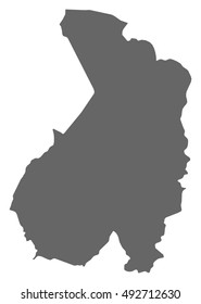 Map - Haut-Ogooue (Gabon)
