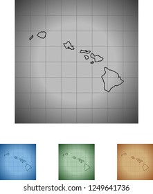 map of Hawaii