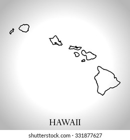 map of Hawaii