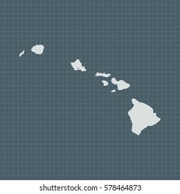 map of Hawaii