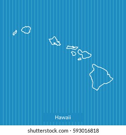 map of Hawaii