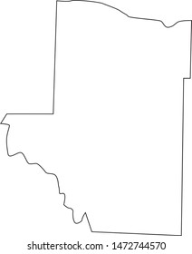 map of Hempstead in state of Arkansas