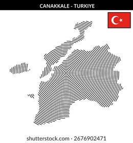 Karte Highlights Canakkale zeigt seine einzigartige Geografie
