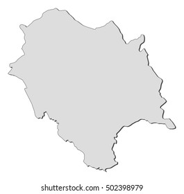 Map - Himachal Pradesh (India)