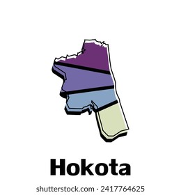 Map of Hokota City - japan map and infographic of provinces, political maps of japan, region of japan for your company