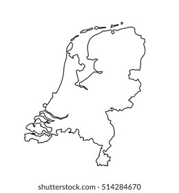 Map of Holland