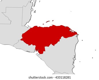 Map - Honduras