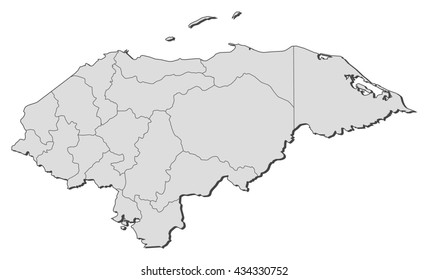 Map - Honduras