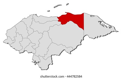 Map - Honduras, Colon