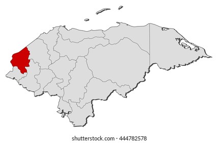 Map - Honduras, Copan