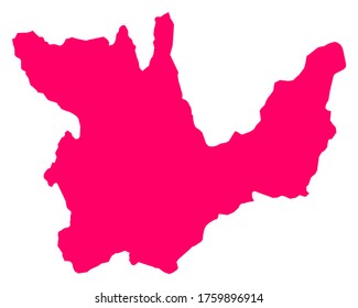 Mapa de Huanuco en blanco