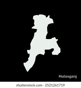 Mapa de Hulasganj Block, Jehanabad District, Bihar State, República da Índia, Governo de Bihar, Território indiano, Índia Oriental, política, aldeia, turismo