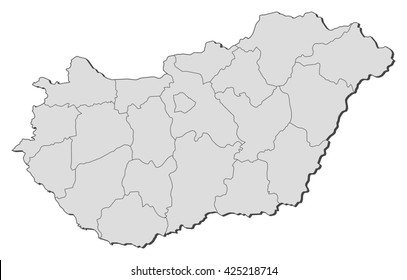 Map - Hungary