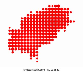 Map of Ibiza
