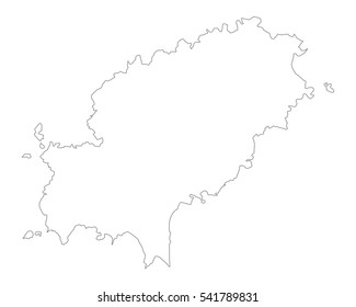 Map of Ibiza