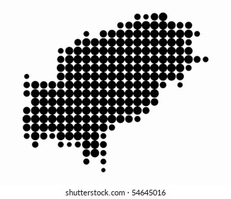 Map of Ibiza