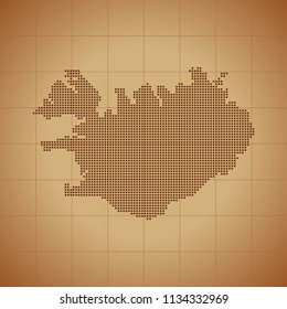 map of Iceland