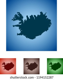 map of Iceland