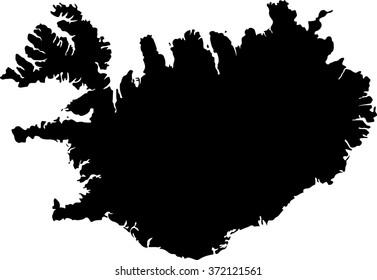 map of Iceland