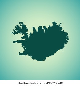 map of Iceland