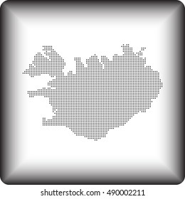 map of Iceland