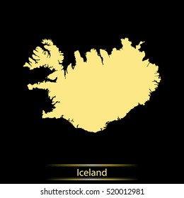 map of Iceland