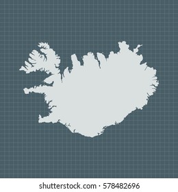 map of Iceland