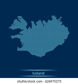 map of Iceland