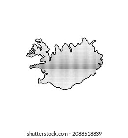 map of iceland-vector illustration. Free Vector