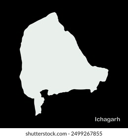 Mapa de Ichagarh Bloque, Saraikela Distrito, estado de Jharkhand, República de India, Gobierno de Jharkhand, territorio indio, India oriental, política, aldea, turismo