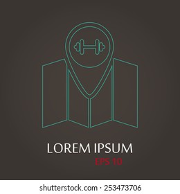 Map icon.