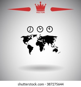 Map icon. 