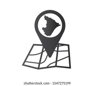 Map Icon of the Brazilian State of Sergipe