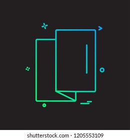 Map icon design vector