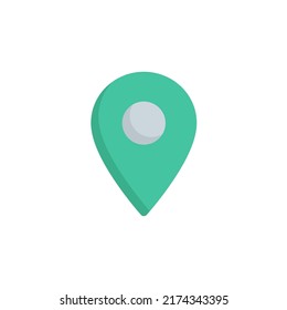 map icon flat style design. map icon vector illustration. isolated on white background.