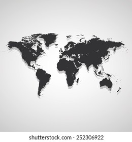 Map icon great for any use. Vector EPS10.