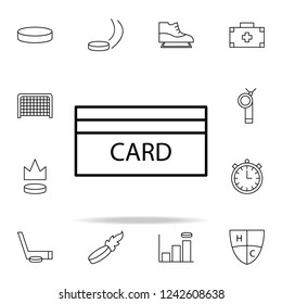 map icon. hockey icons universal set for web and mobile
