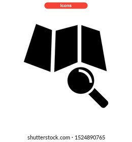 map icon isolated sign symbol vector illustration - high quality black style vector icons
