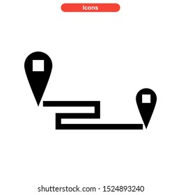 map icon isolated sign symbol vector illustration - high quality black style vector icons
