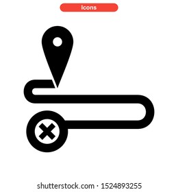 map icon isolated sign symbol vector illustration - high quality black style vector icons
