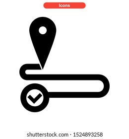 map icon isolated sign symbol vector illustration - high quality black style vector icons
