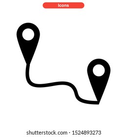 map icon isolated sign symbol vector illustration - high quality black style vector icons
