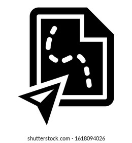 map icon isolated sign symbol vector illustration - high quality black style vector icons
