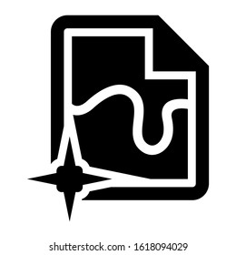 map icon isolated sign symbol vector illustration - high quality black style vector icons
