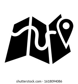 map icon isolated sign symbol vector illustration - high quality black style vector icons
