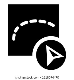 map icon isolated sign symbol vector illustration - high quality black style vector icons
