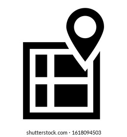 map icon isolated sign symbol vector illustration - high quality black style vector icons
